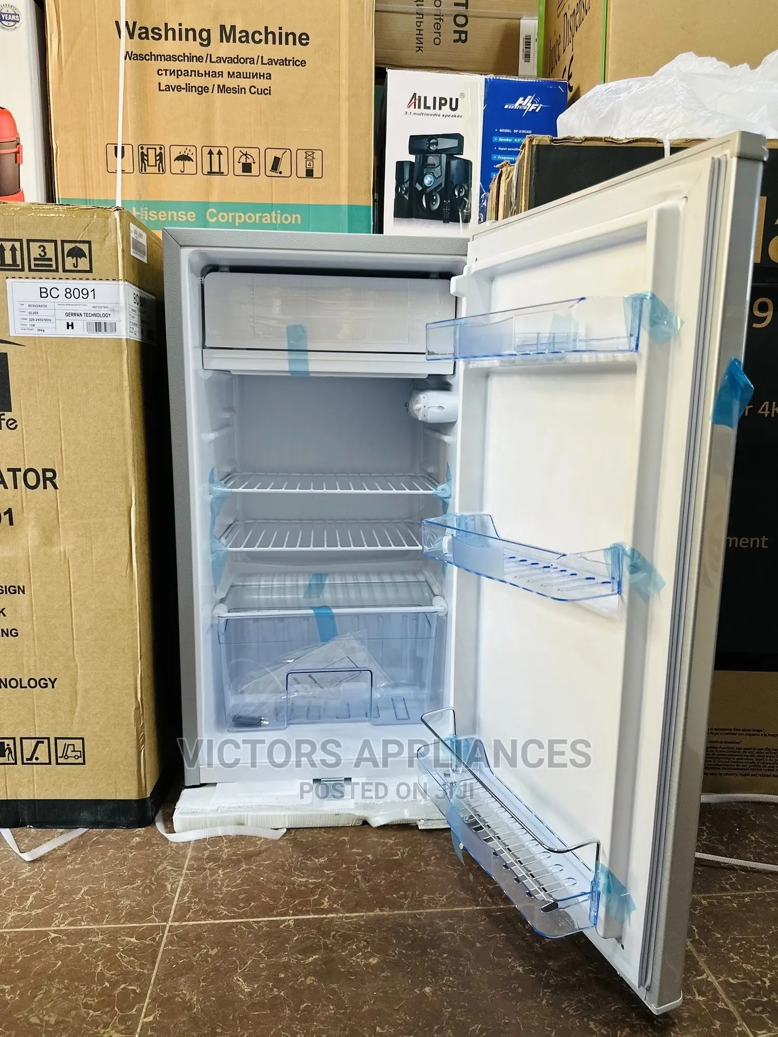 Brand New ADH 120L Single Door Fridge Germany Technology