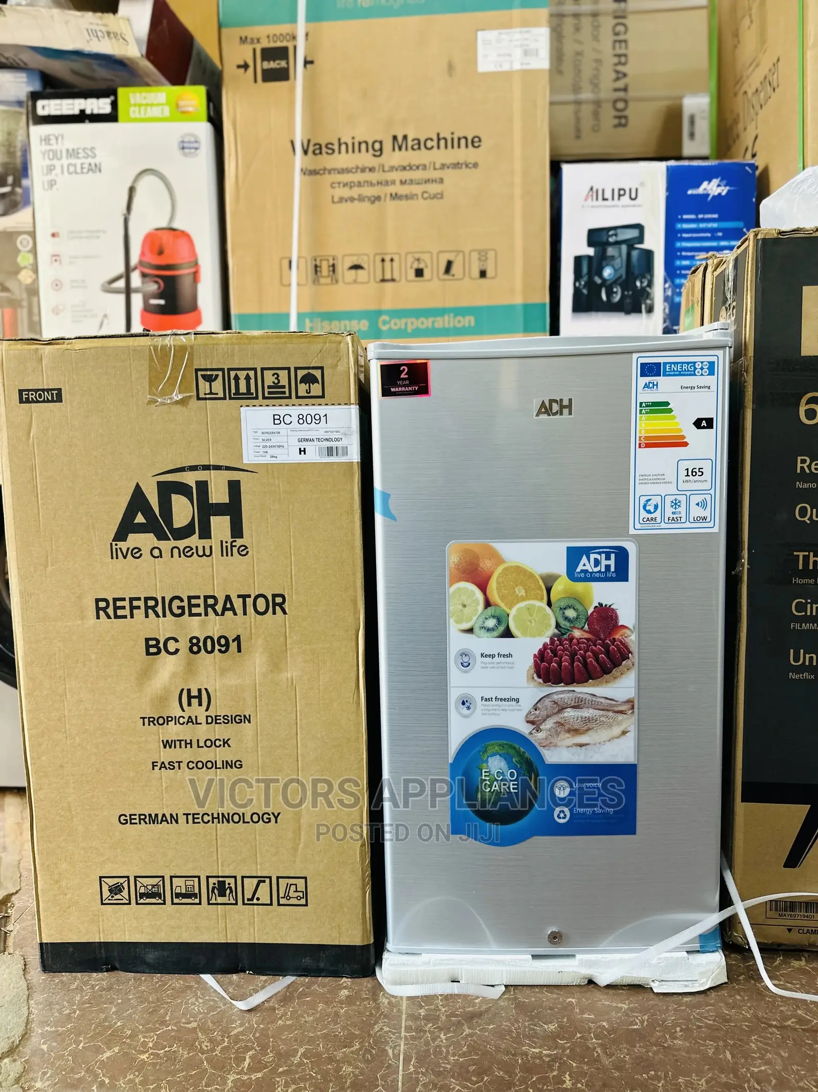 Adh Fridge 120L Single Door