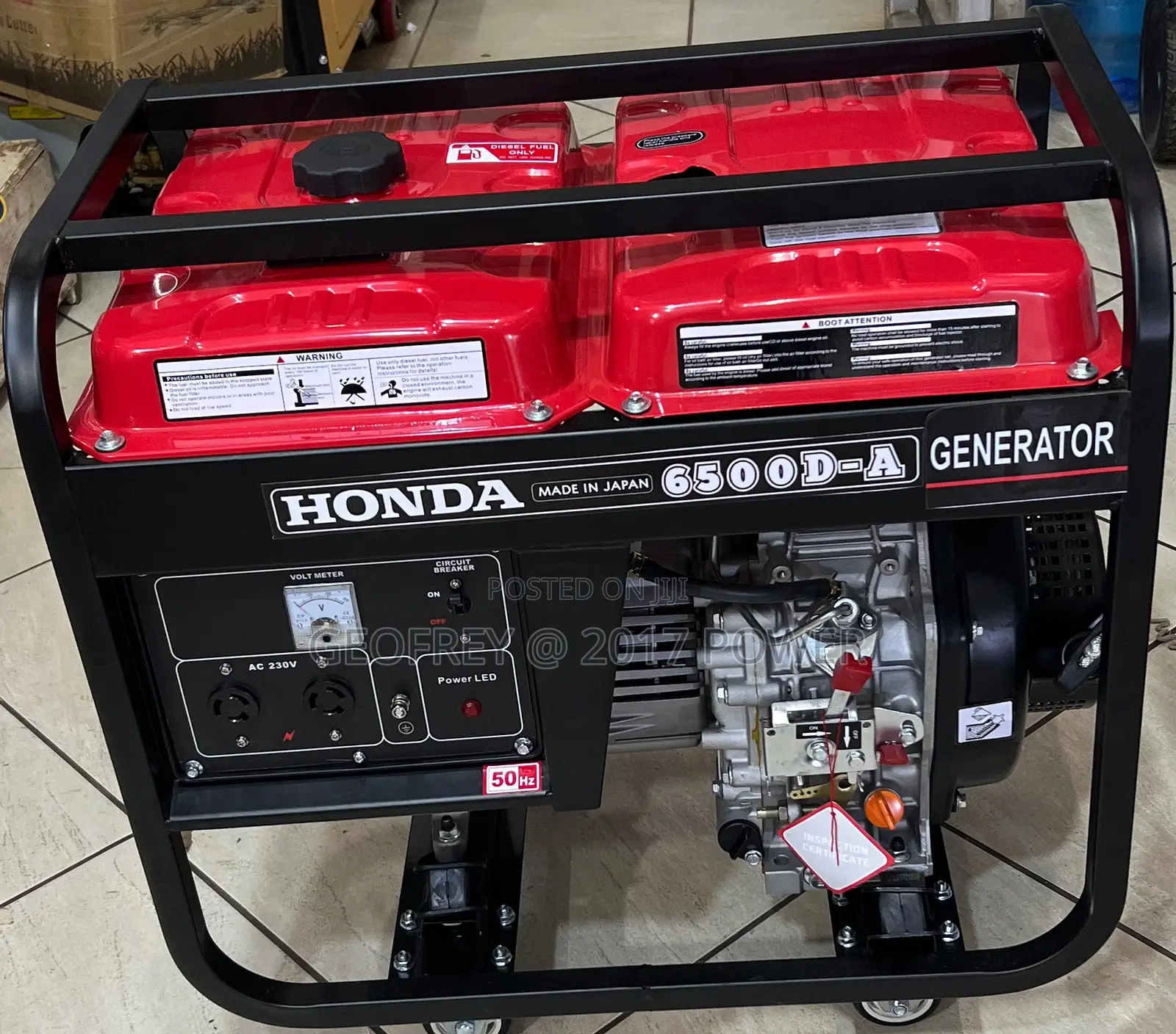 Origina Diesel Generator Honda 5kva