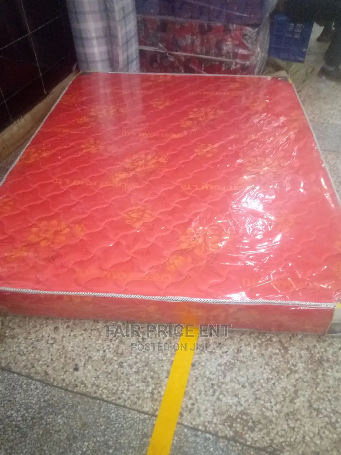 Crestfoam High Density.5x6x6inches.( Red)