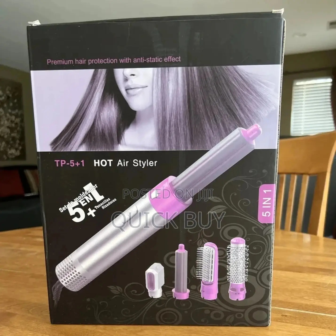 5-in-1 Hot Air Styler Curling Tong Hair Styling