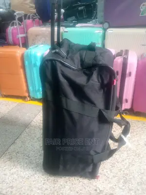 Original Trolley Traveling Safari Bag. Medium ( Black)