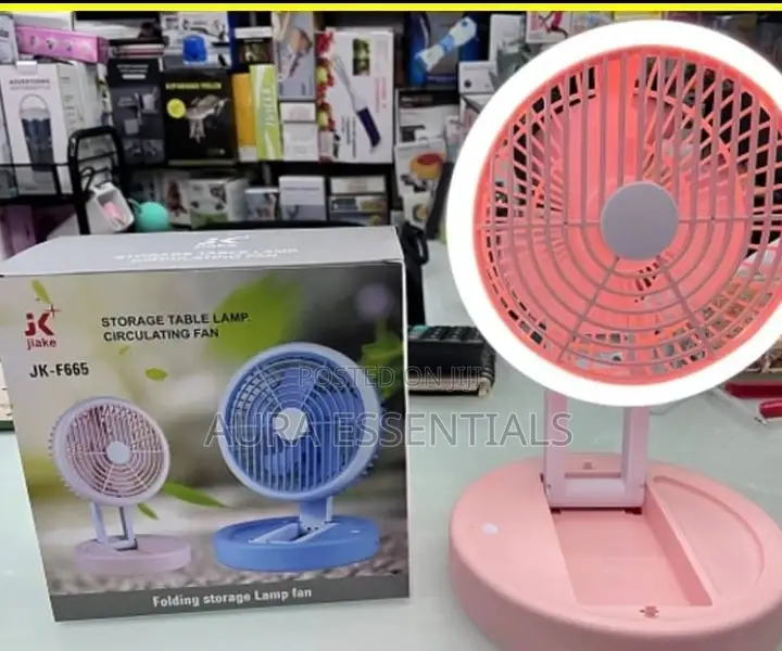 Storage Table Lamp Circulating Fan