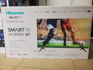 It's 43" Hisense Smart Vidaa