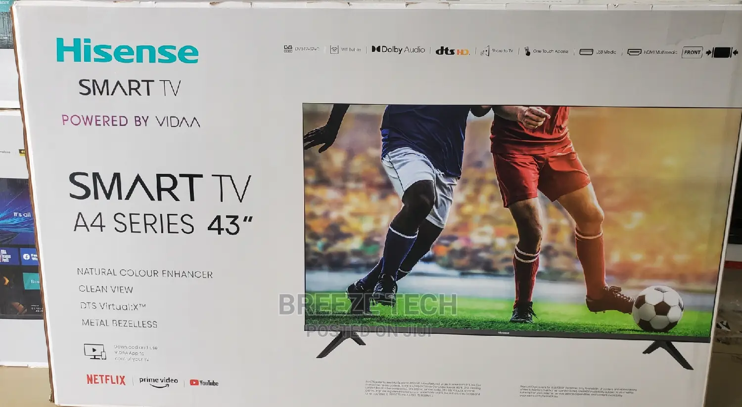Smart Vidaa 43"Inch Hisense