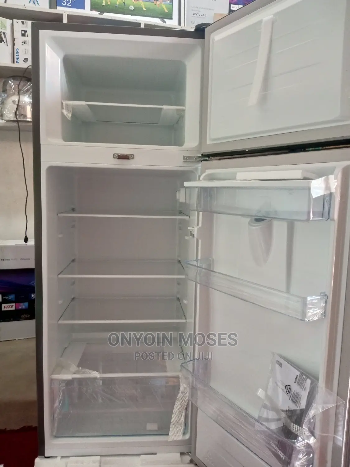 270l Hisense Double Door Fridge With Water Dispenser