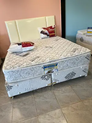 Photo - Nile Spring Bed and Mattress - 6*6ft or 180 by 200cm