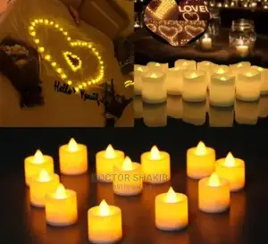 Led Swinging Plastic Candles
