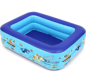 Two Ring Rectangular Kids Swimming Pool