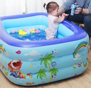 Three Ring Rectangular Swimming Pool