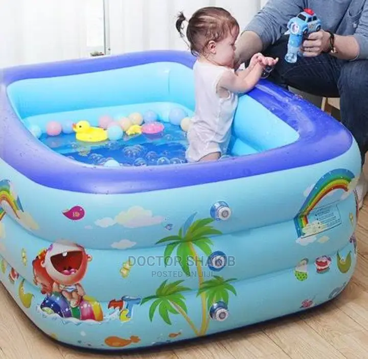 Three Ring Rectangular Swimming Pool