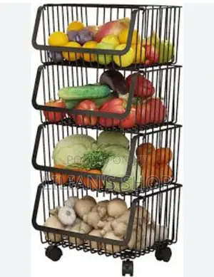 4-Layer Fruit Vegetable Rack/ Organizer