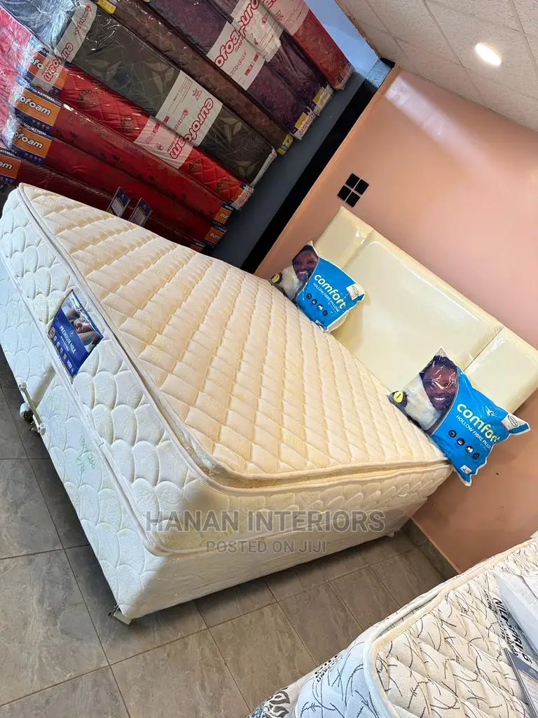 6*6 Premium Nile Spring Mattress-Tripple Pad Layers