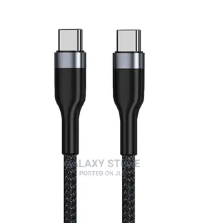 60w Pd Usb C to Usbc Charger Cable Fast Charger Power Data