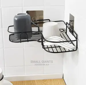 Bathroom/ Kitchen Accessories Wall Corner Shelf Organizer
