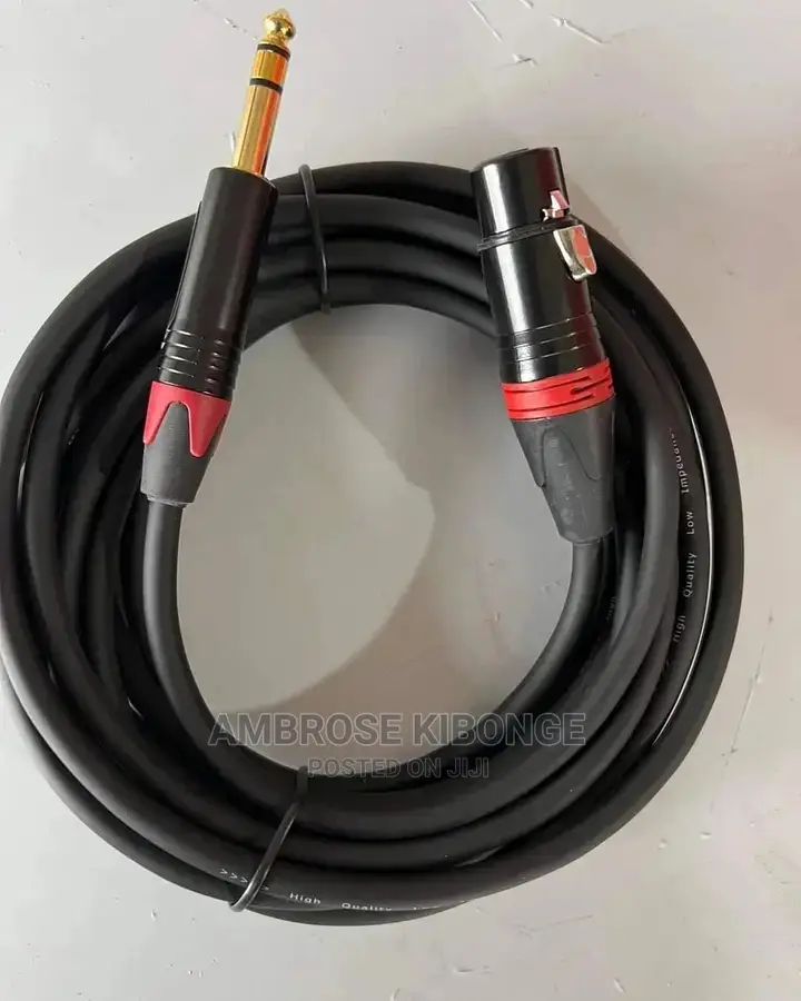 High Performance XLR to Jack Audio Mic Cable From 4mitres.