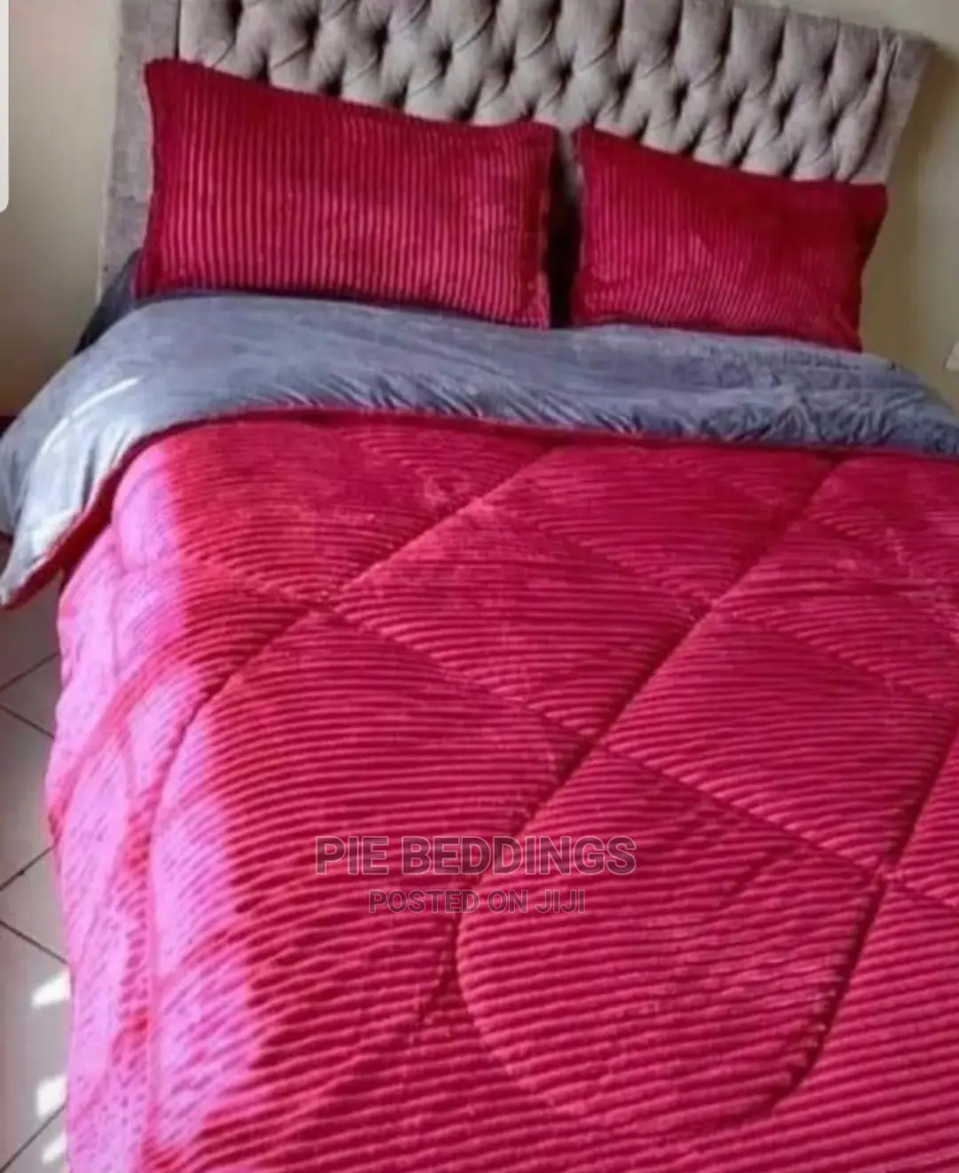 Plain Soft Velvet Bedcover
