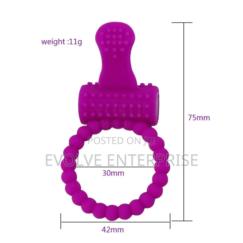 Penis Ring Vibrator Sex Toys for Men Masturbators Adult Vibr