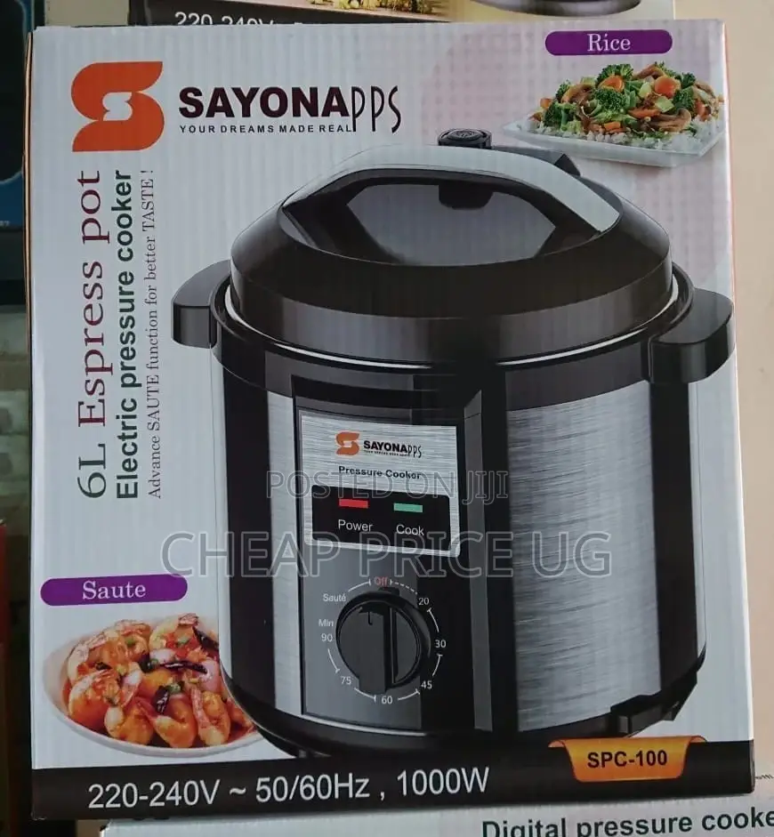 6 L Sayona Electric Digital Pressure Cooker.