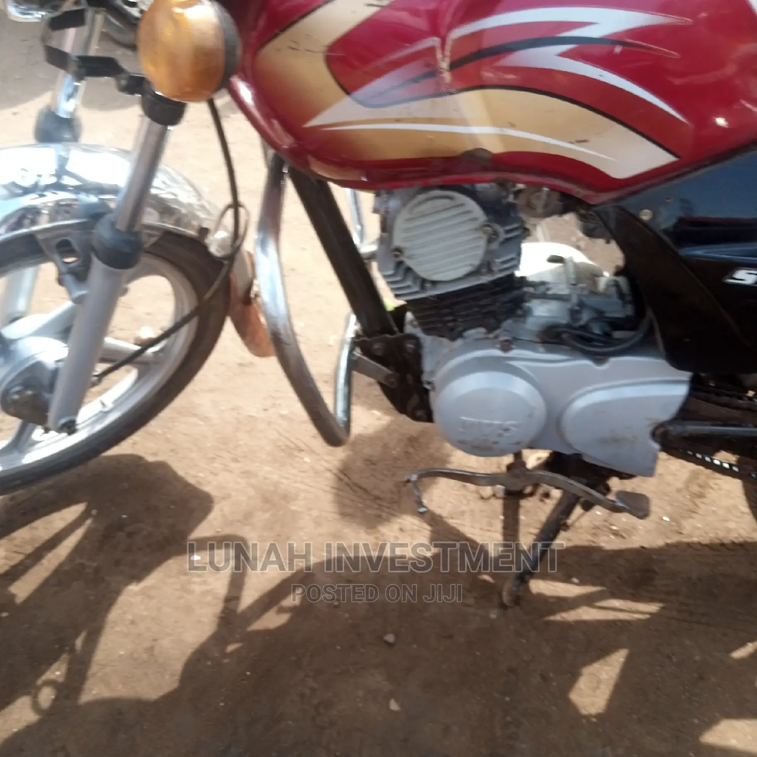 TVS XL 100 2019 Red