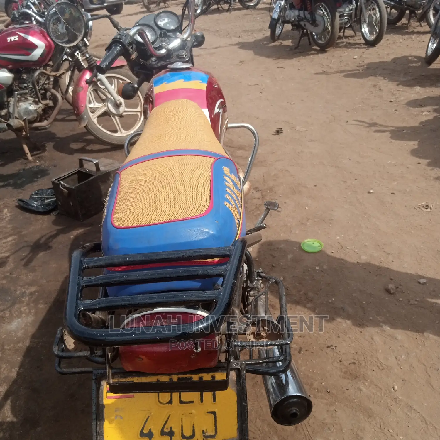 TVS XL 100 2019 Red