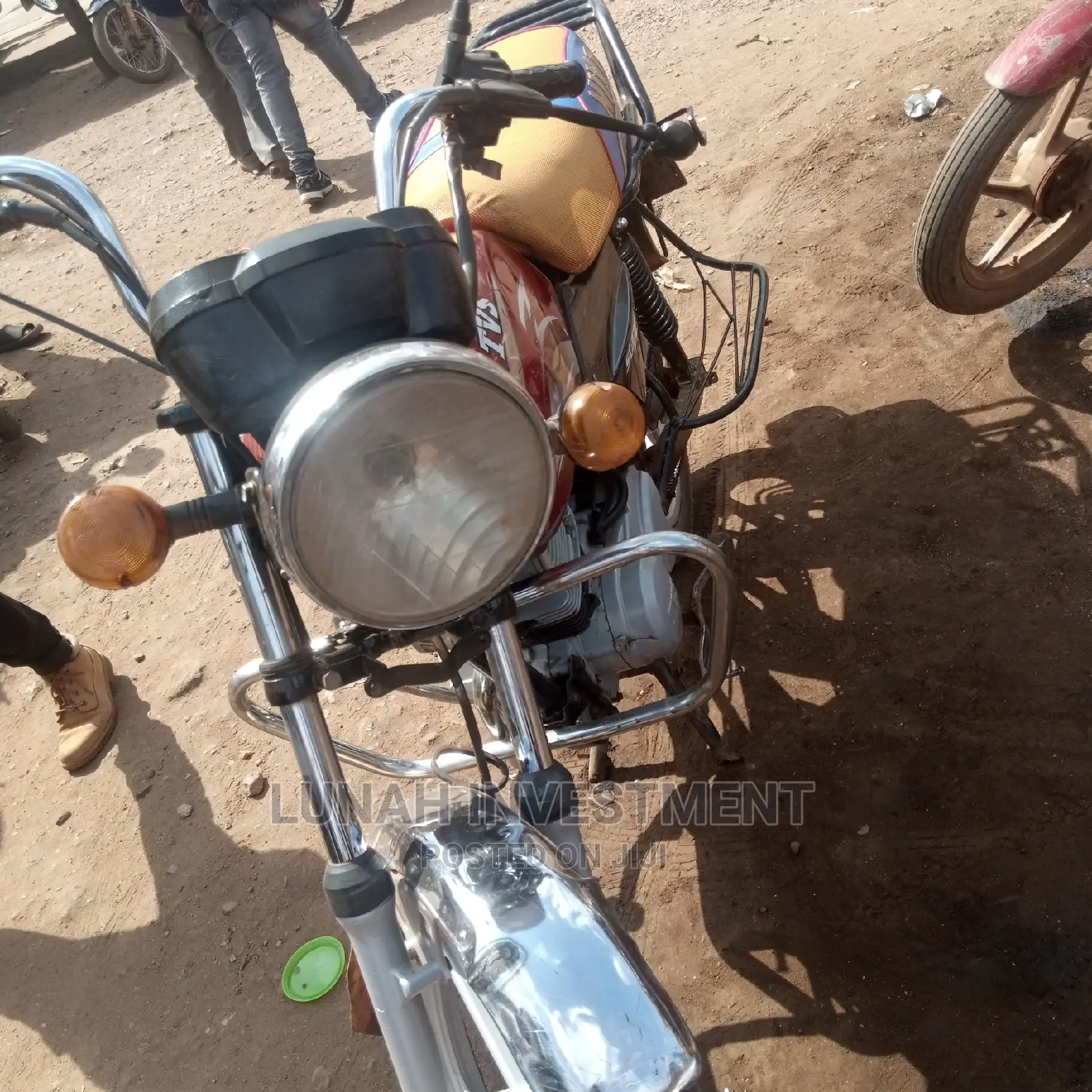 TVS XL 100 2019 Red