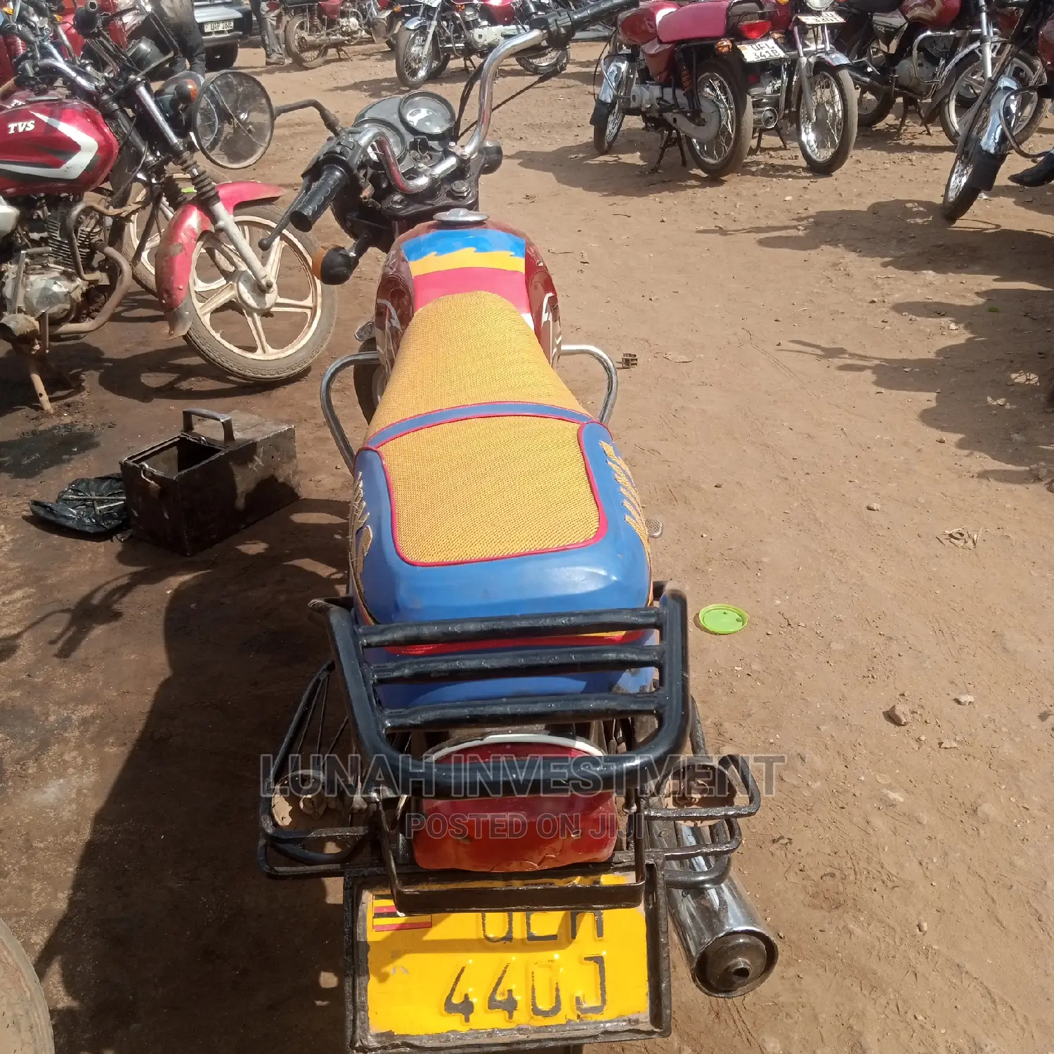 TVS XL 100 2019 Red