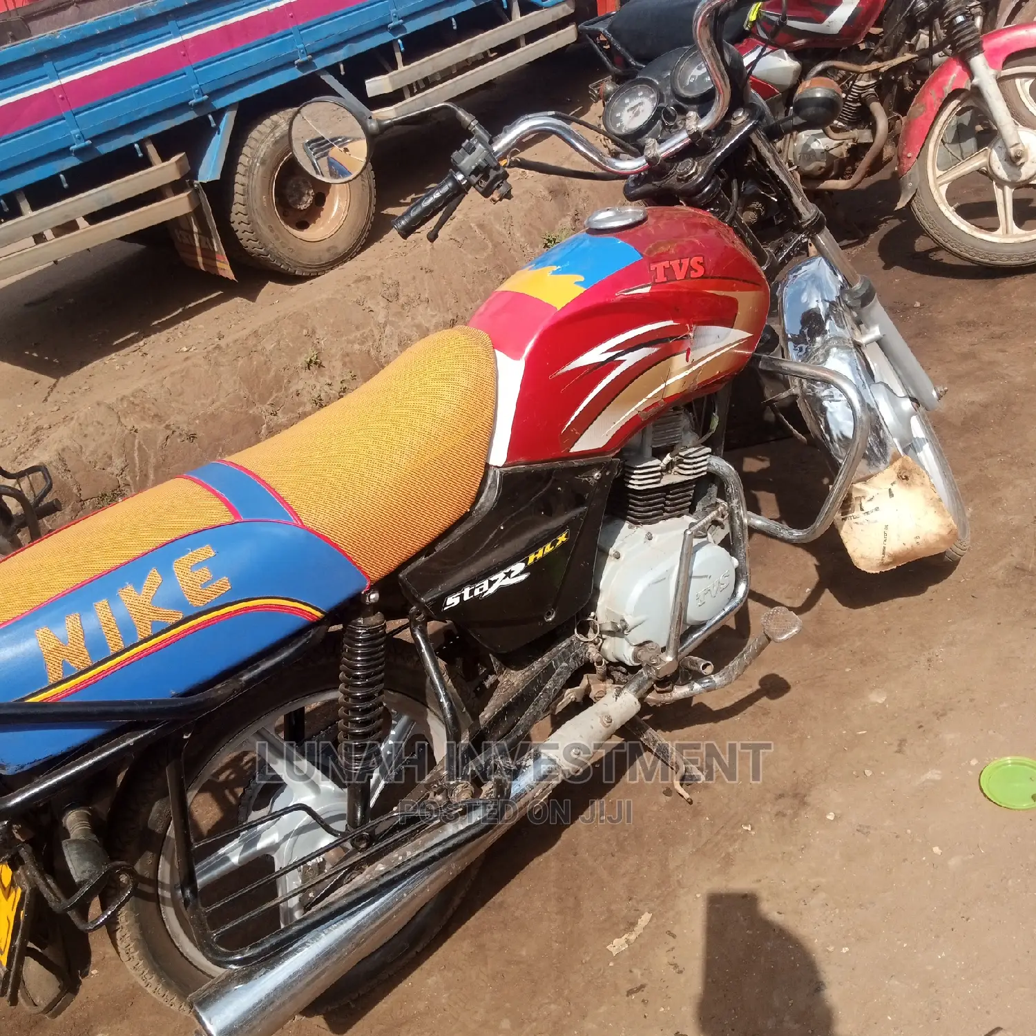 TVS XL 100 2019 Red