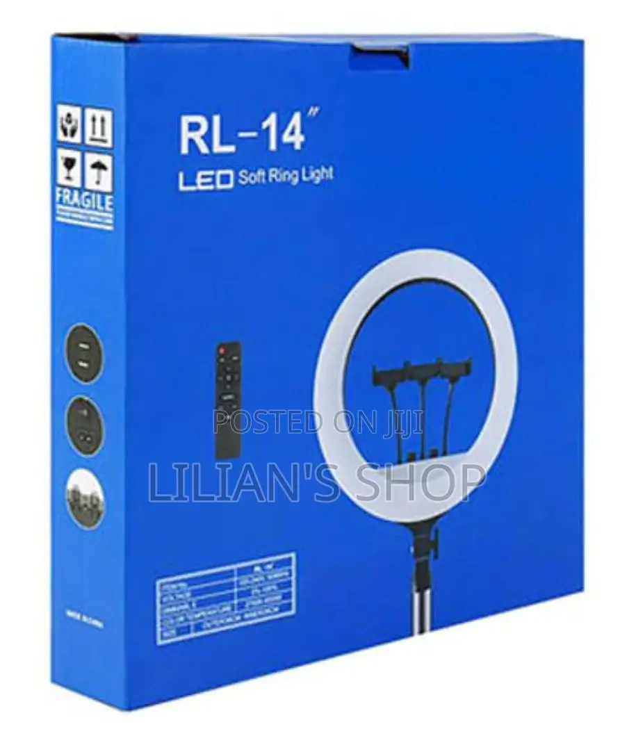 RL 14 Inches Led Soft Ring Light With Stand