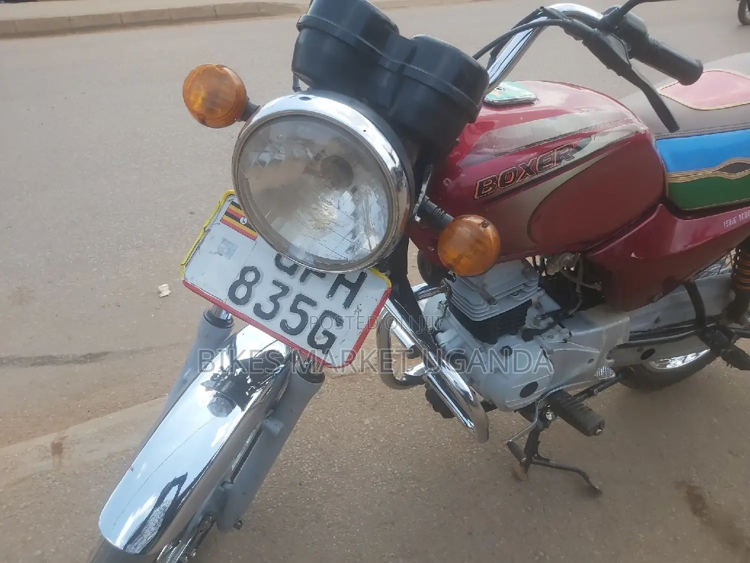 New Bajaj Boxer 100 2022 Red