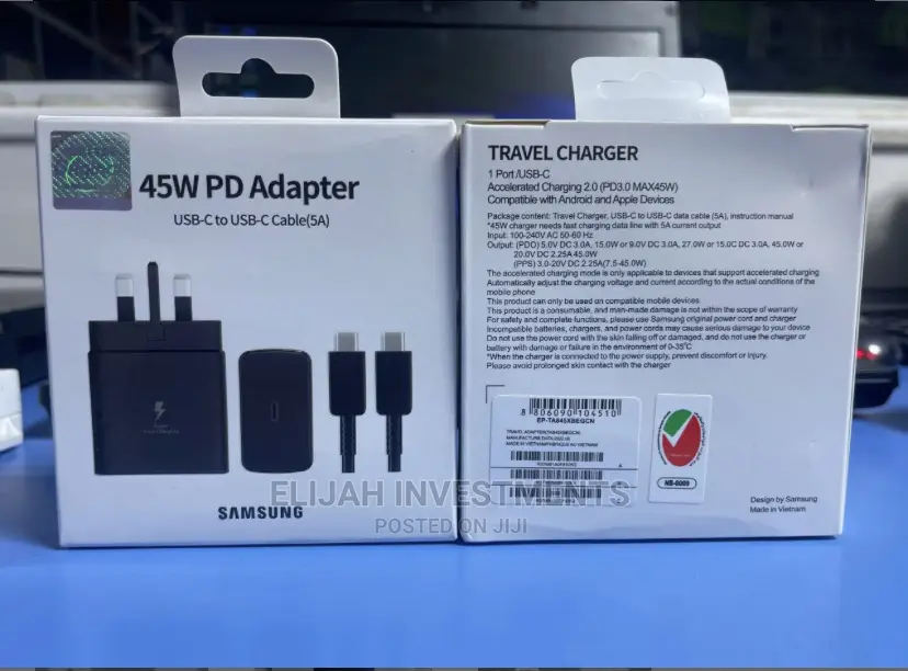 Original 45W Samsung Super Fast Charger