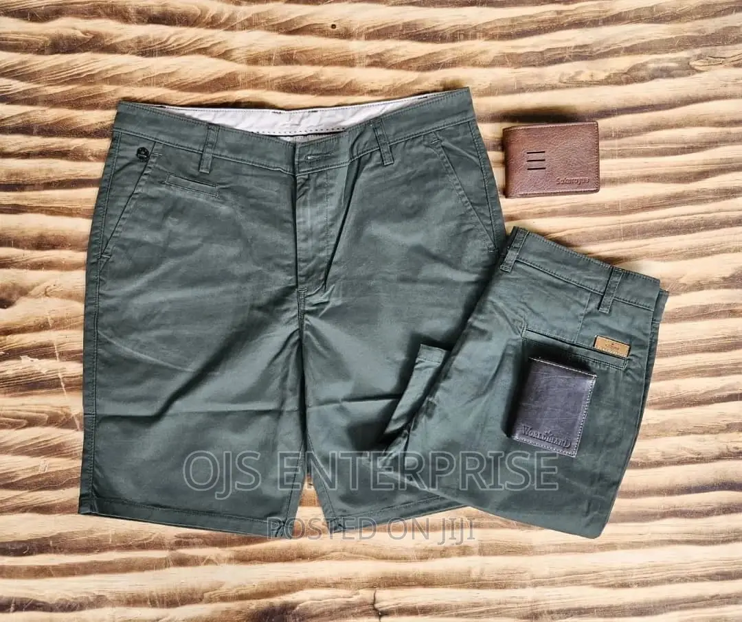 Mens Chino Khaki Shorts