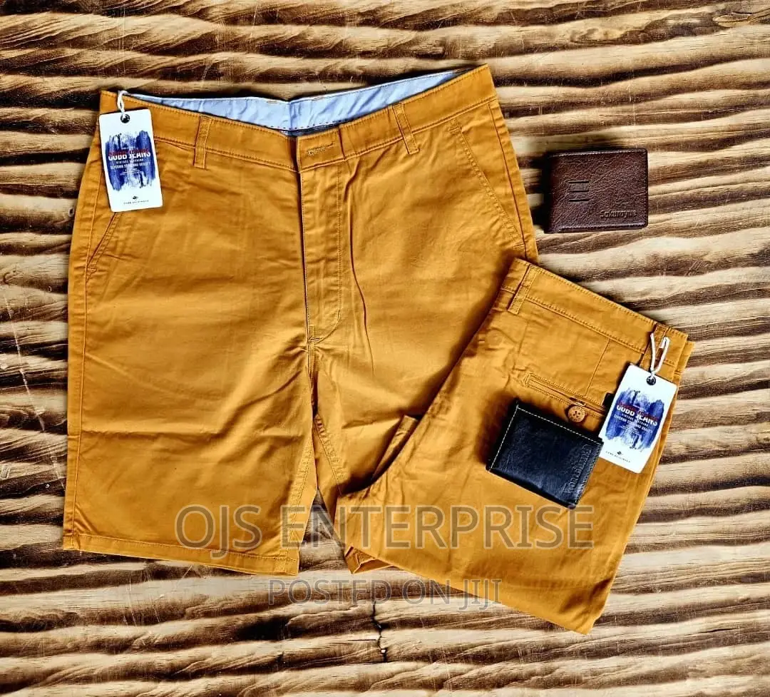 Mens Chino Khaki Shorts