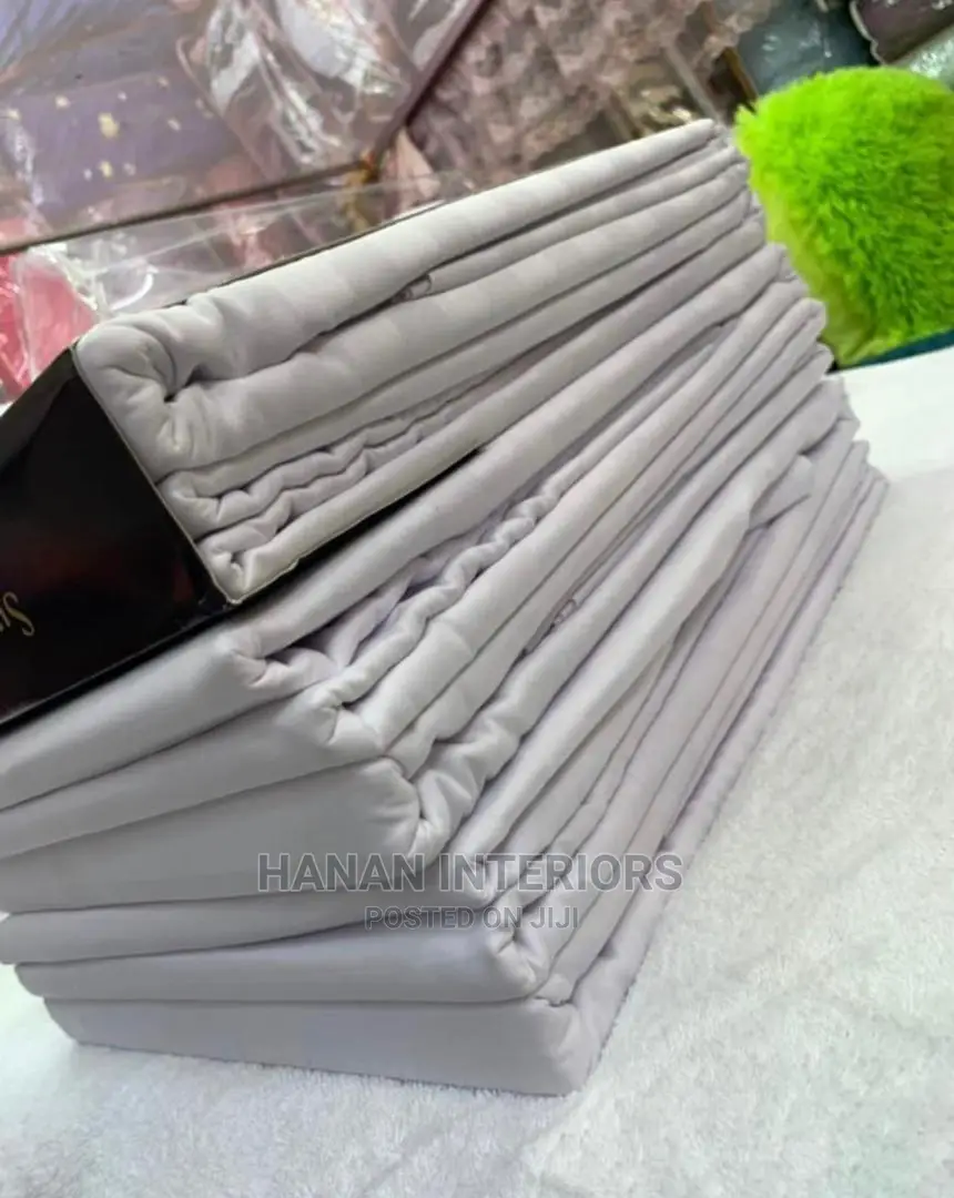 King Size Bedsheets With Duvet Cover- 500thread Count Cotton