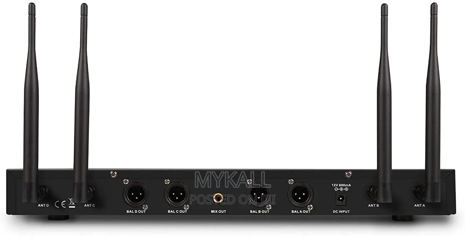 G-mark G440 Wireless Microphone 4 Channels UHF Dynamic Mic