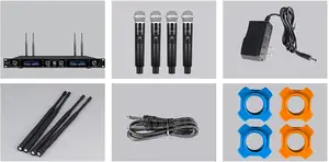G-mark G440 Wireless Microphone 4 Channels UHF Dynamic Mic