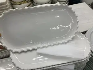 6pc Classic White Dinner Plate