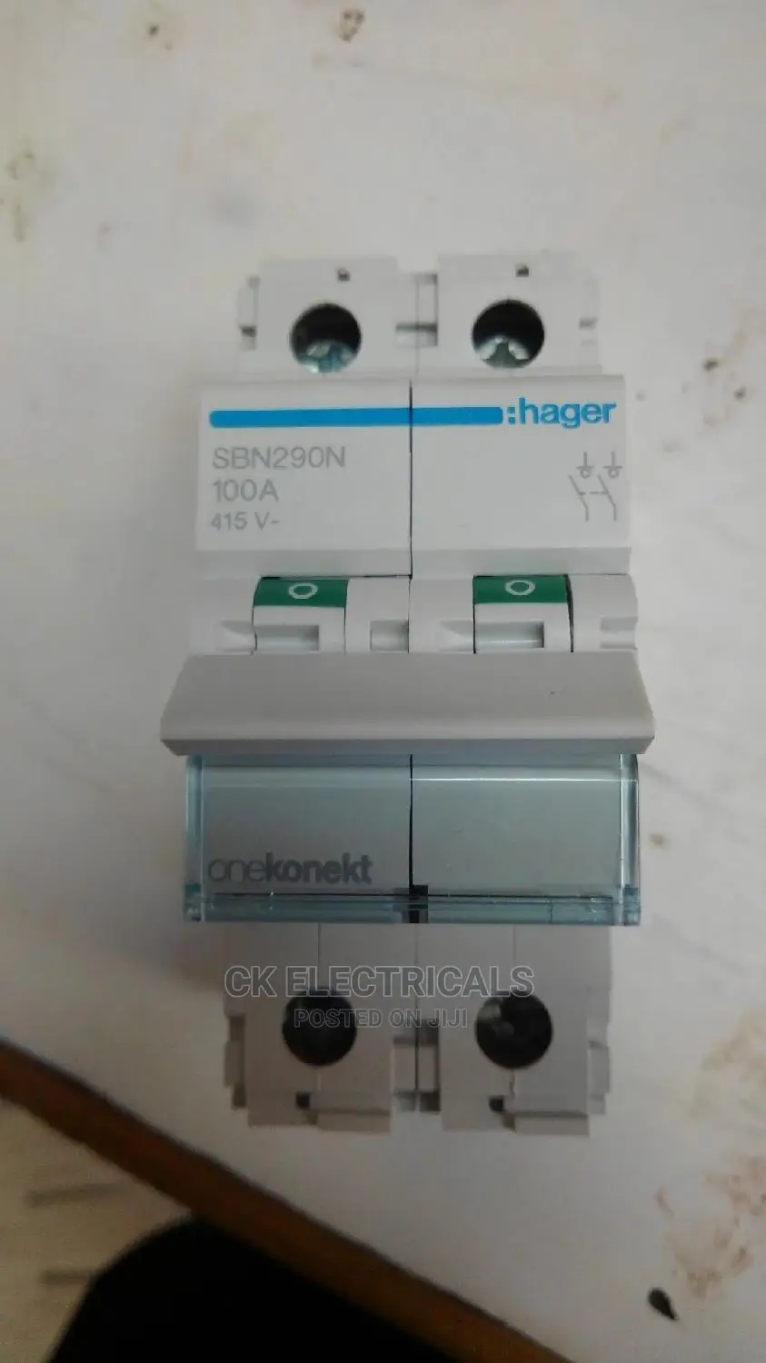 Original Hager Breakers and Double Poles(Dp) Available