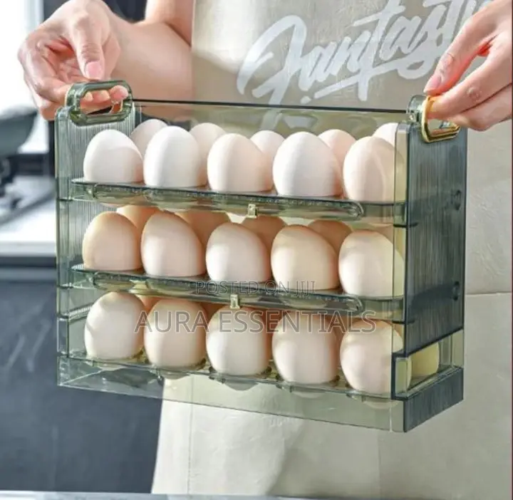 3 Layer Fridge Egg Holder Storage Container