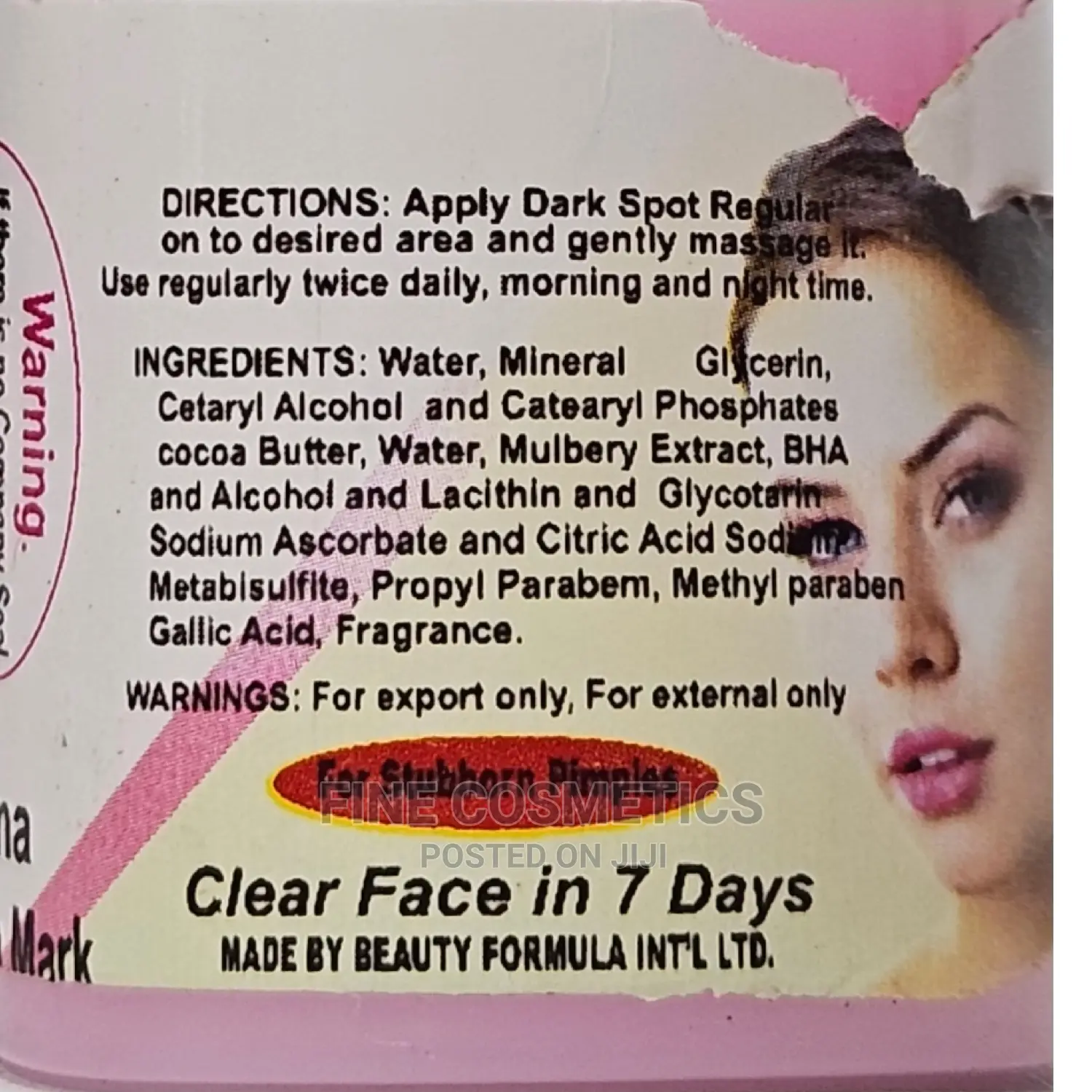 Quick Clear Black Spots and Pimple Remover Face Eye Cream