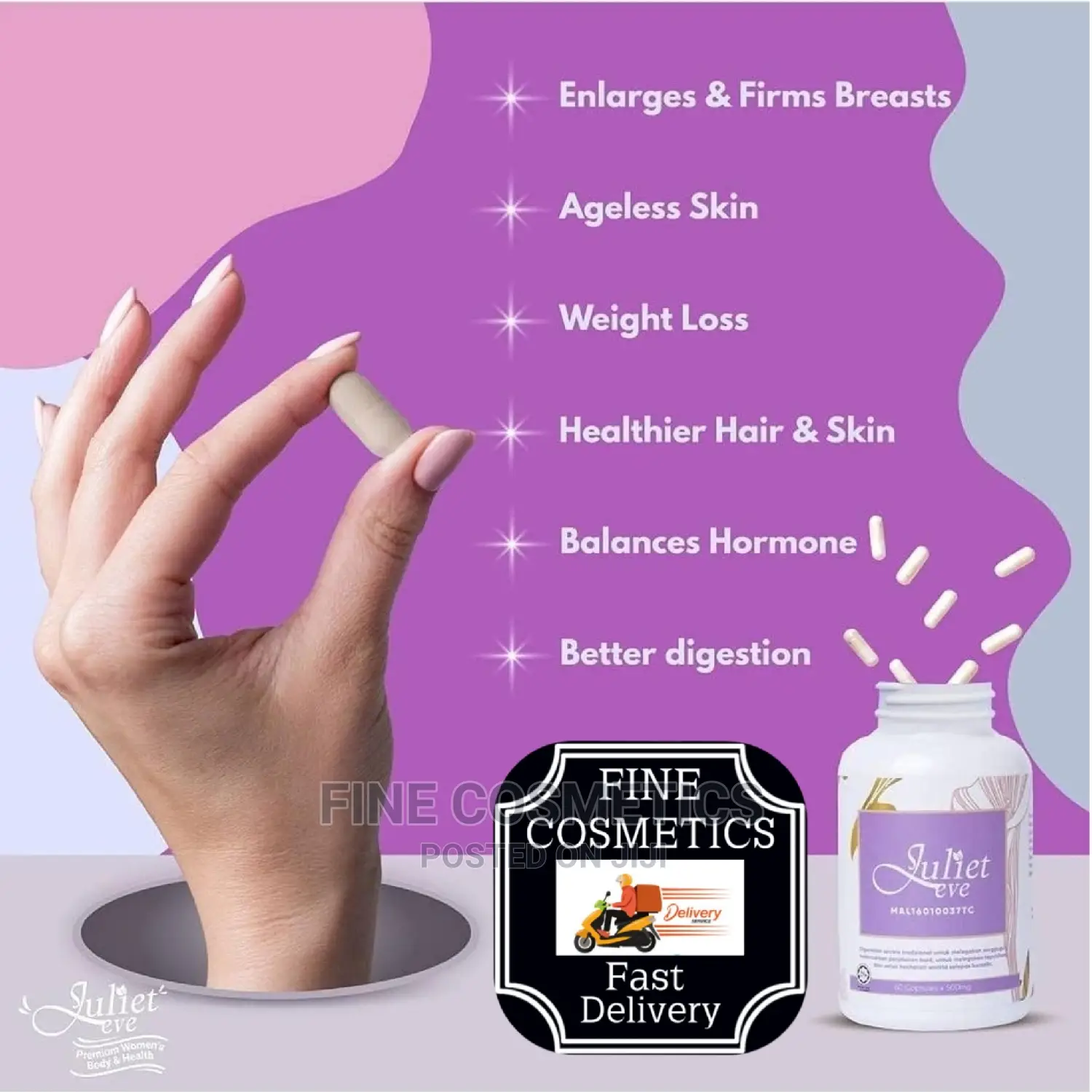 Satin Skin Juliet Eve Anti-Aging New Body Shaping Capsules