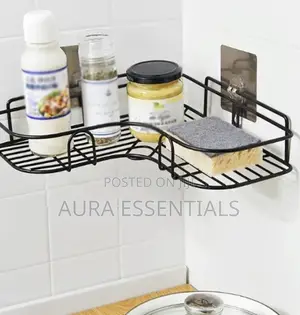 Multipurpose Bathroom/Kitchen Corner Rack Shelf