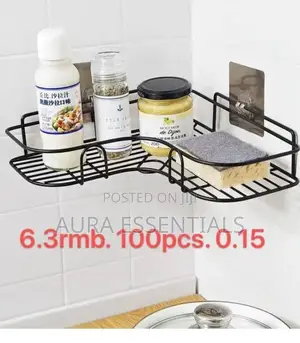 Multipurpose Bathroom/Kitchen Corner Rack Shelf