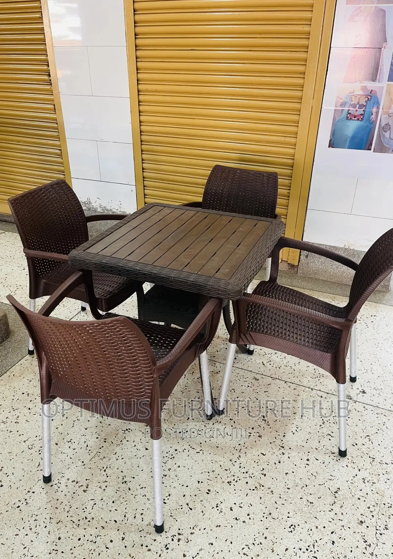 Table and Four Chairs