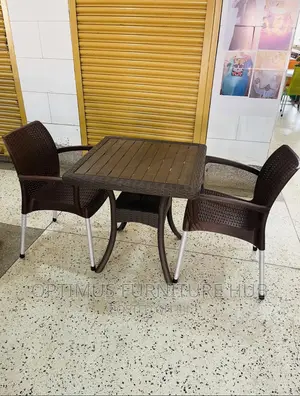 Plastic Set (Table, 2 Chairs)