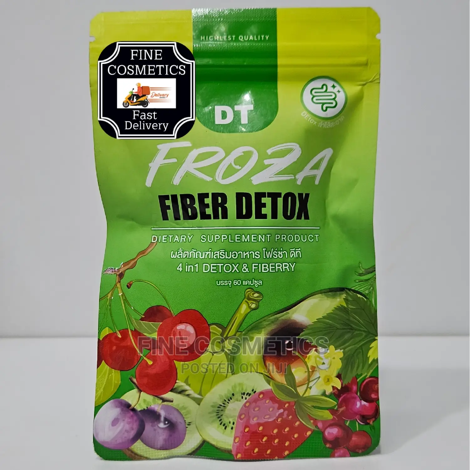 FROZA FIBER DETOX 4-in-1 Slimming + Detox Weight Loss Tabs