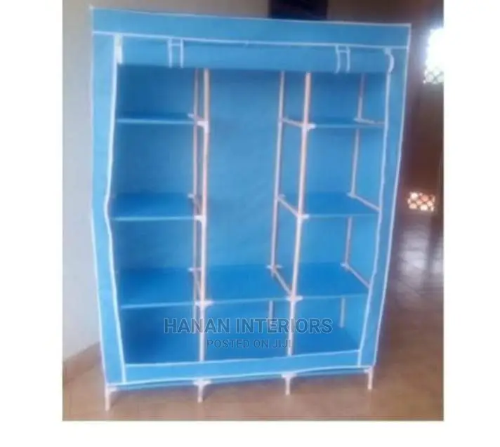 Fashioned Wardrobe 3 Column -Blue