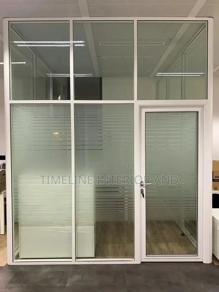 Frosted Glass Office Partioning.