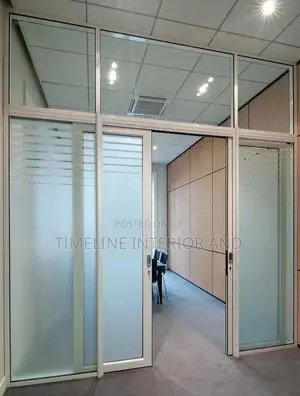 Frosted Glass Office Partioning.