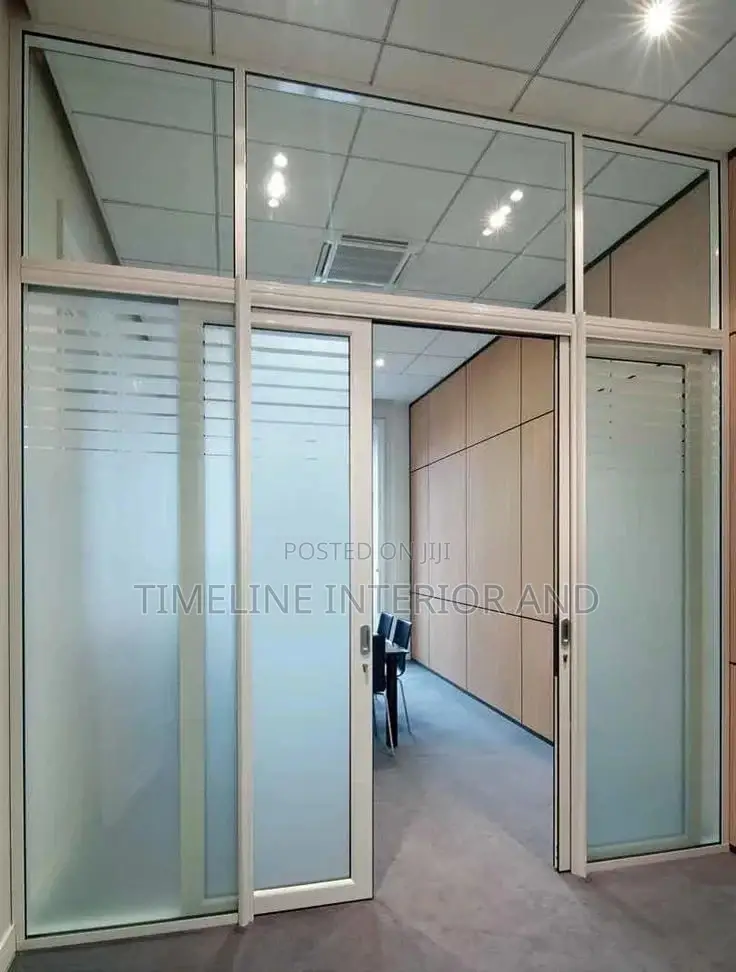Frosted Glass Office Partioning.